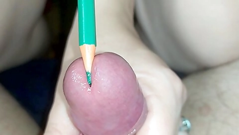Colour Pencils Uretra Insertions After Pussy - Teaser Video