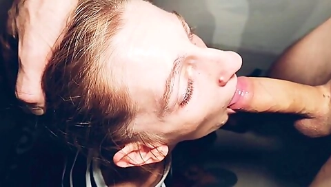 Please Cum In My Face - Sweet Pov Huge Cock Blowjob