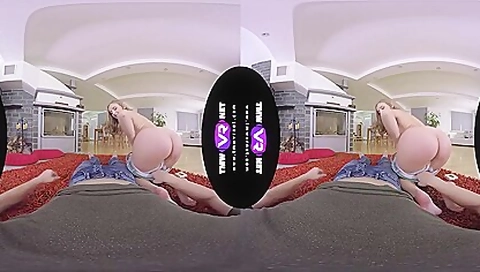 Tiny Blonde Gives The Gift Of Sex With Lady Bug