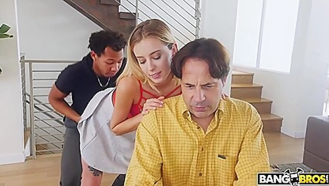 Fucking Behind My Step dad’s Back With Haley Reed