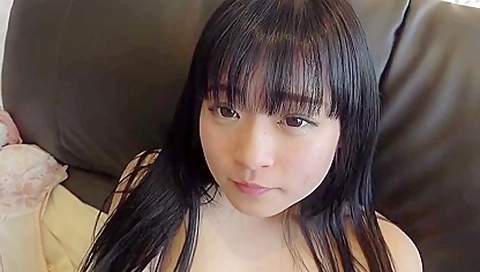 Shy Asian teen 18+ Sucks Cock After Getting Her Pussy Fi