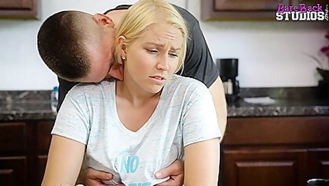 Busty girl gets fucked while she is